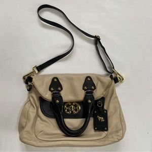 Emma Fox Carry All Fold Over Leather Shoulder Bag